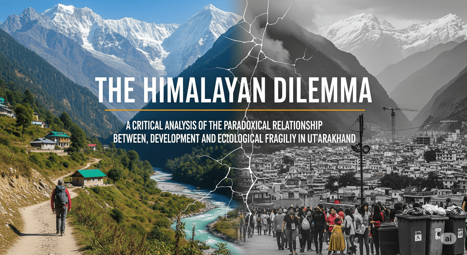 हिमालयी दुविधा: उत्तराखंड में पर्यटन, विकास और पारिस्थितिकीय नाजुकता के बीच विरोधाभासी संबंध का एक महत्वपूर्ण विश्लेषण 1 The Himalayan Dilemma: A Critical Analysis of the Paradoxical Relationship Between Tourism, Development, and Ecological Fragility in Uttarakhand
